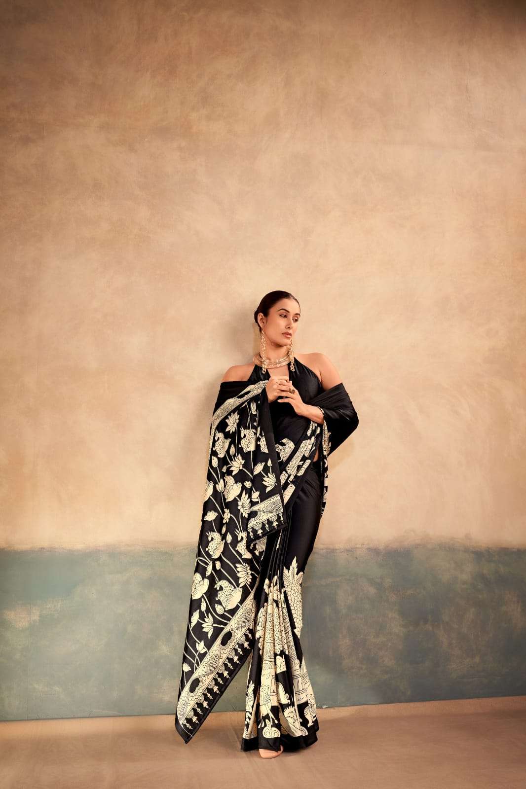 MOST TREADING SATIN SILK KALAMKARI PRINT COLLECTION