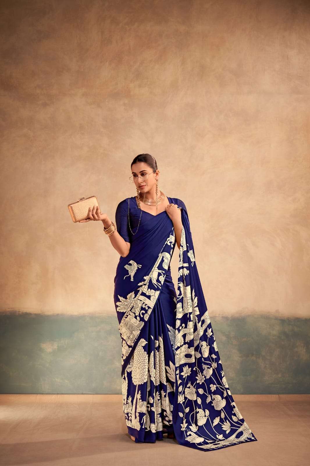 MOST TREADING SATIN SILK KALAMKARI PRINT COLLECTION