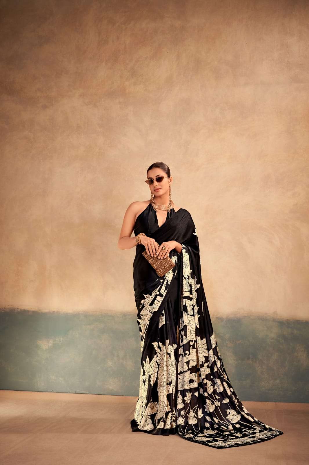 MOST TREADING SATIN SILK KALAMKARI PRINT COLLECTION