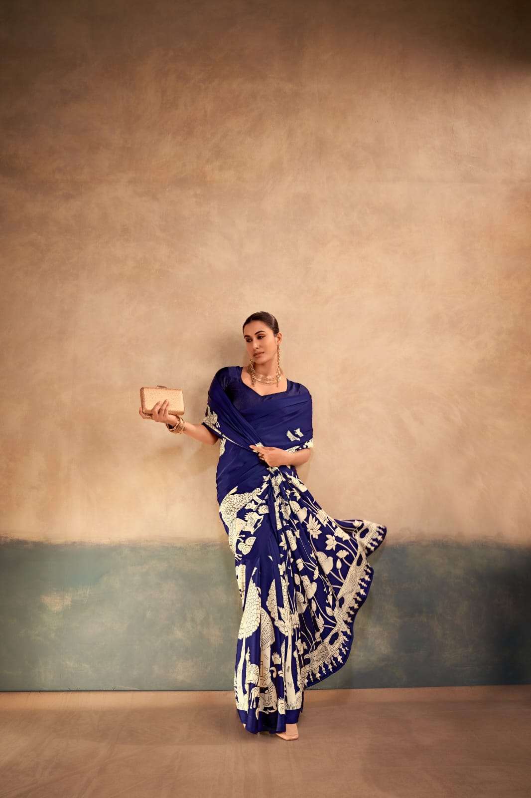 MOST TREADING SATIN SILK KALAMKARI PRINT COLLECTION