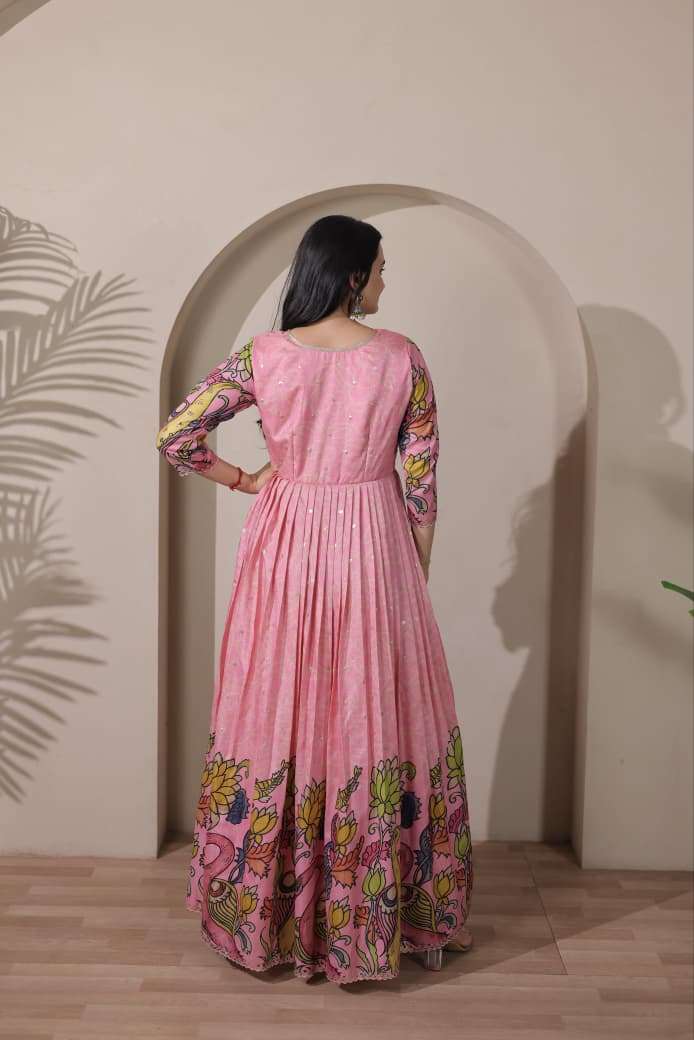 MOST TREANDING TASAR SILK GOWN COLLECTION