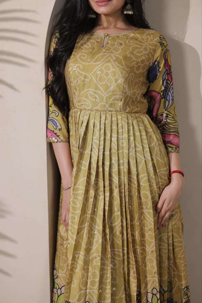 MOST TREANDING TASAR SILK GOWN COLLECTION