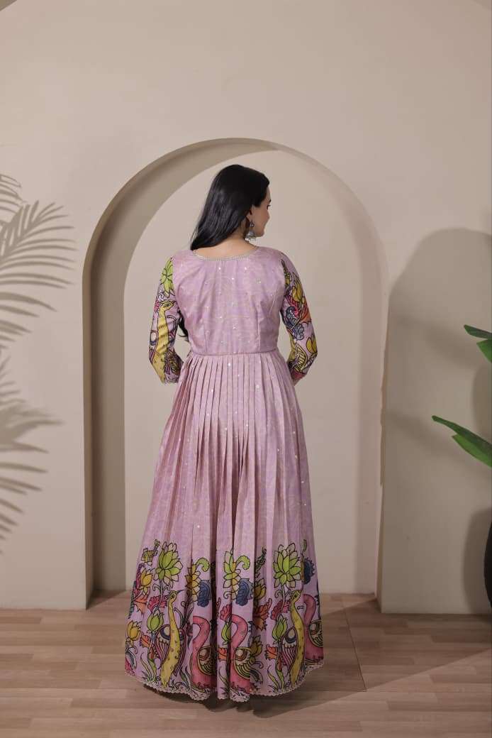 MOST TREANDING TASAR SILK GOWN COLLECTION
