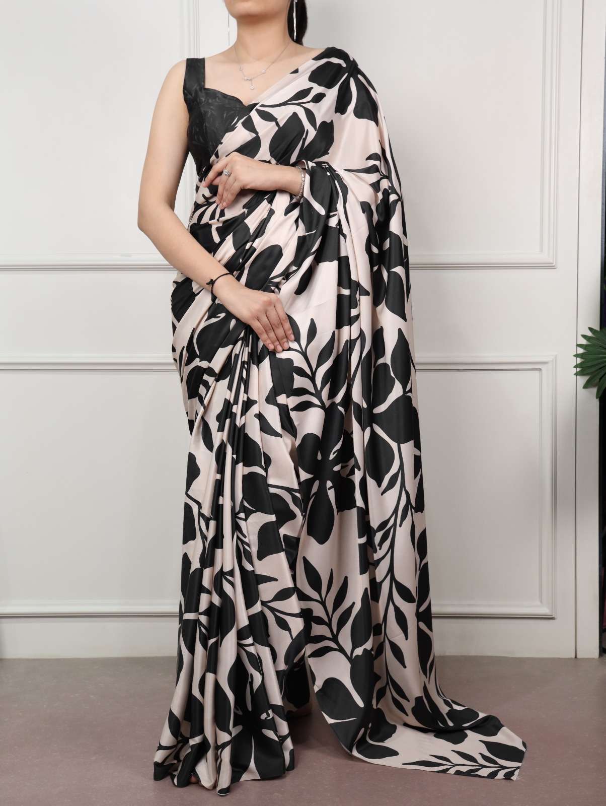 MOST TRENDING SATIN SILK PRINTED SAREE COLLECTION