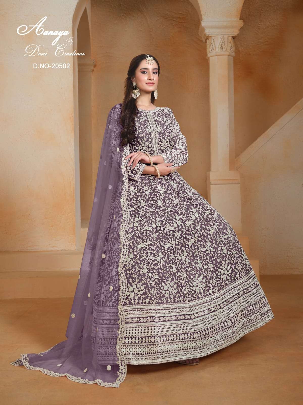 NET FEBRIC GOWN, PANT WITH DUPATTA AANAYA VOL-205