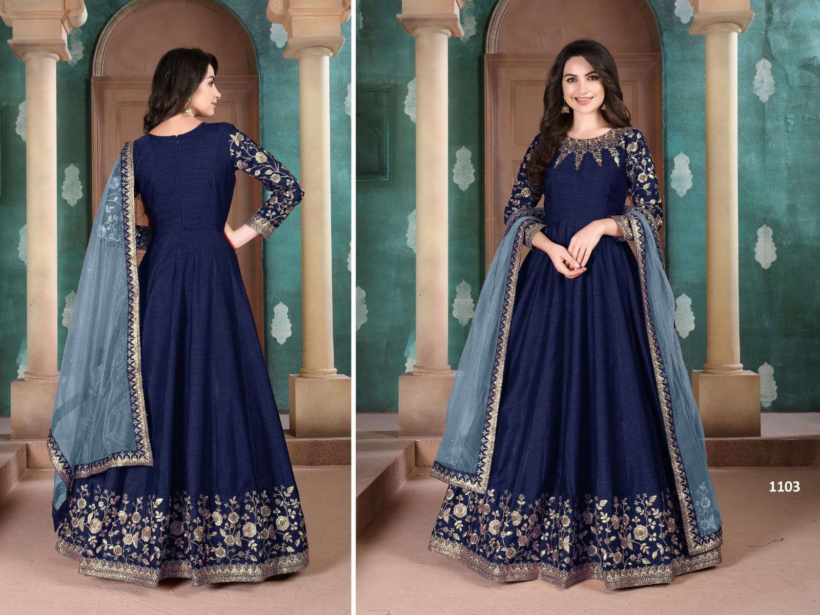 NEW LAUNCHING ANARKALI STYLE DRESS AANANYA VAL - 111