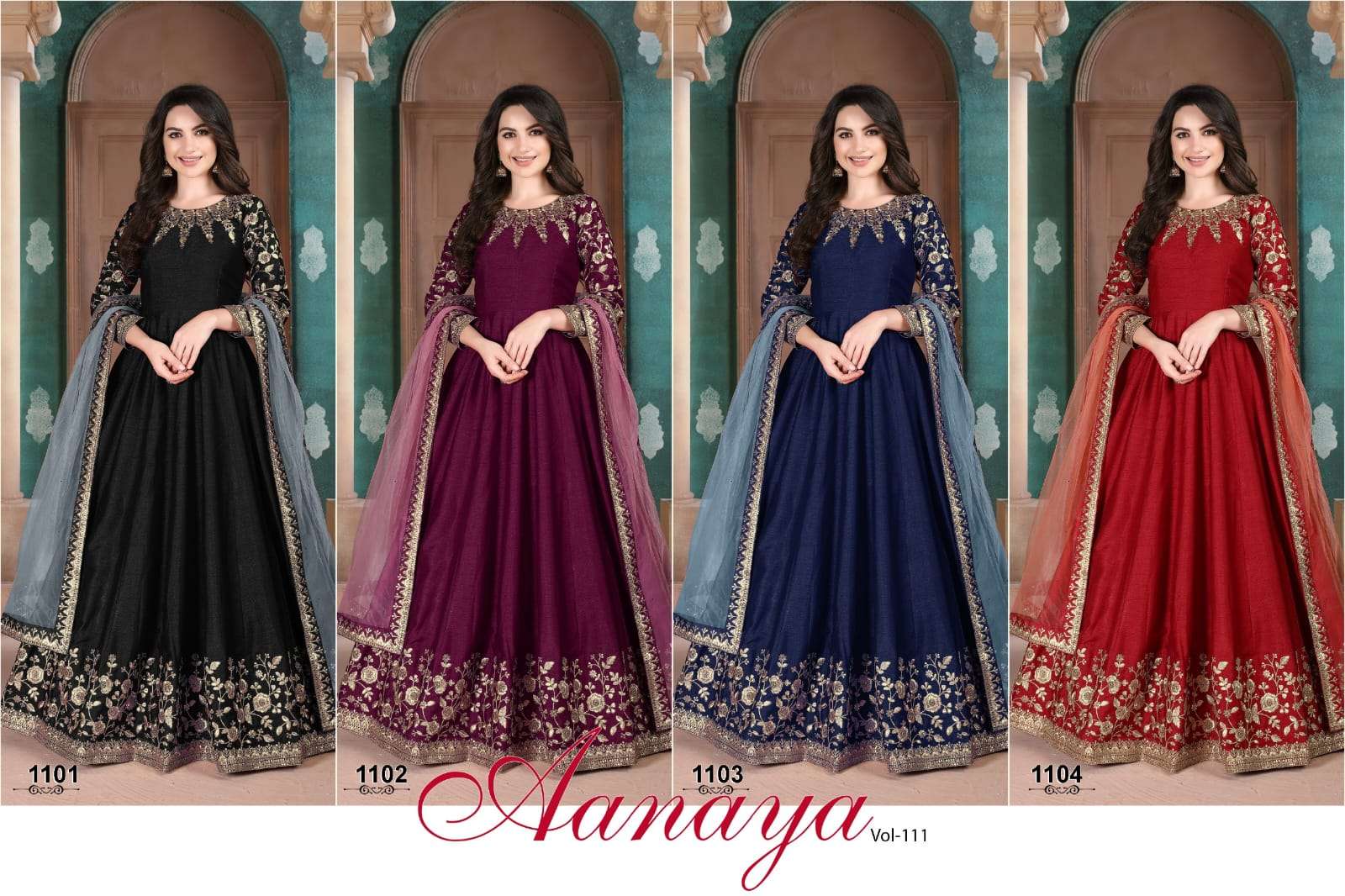 NEW LAUNCHING ANARKALI STYLE DRESS AANANYA VAL - 111