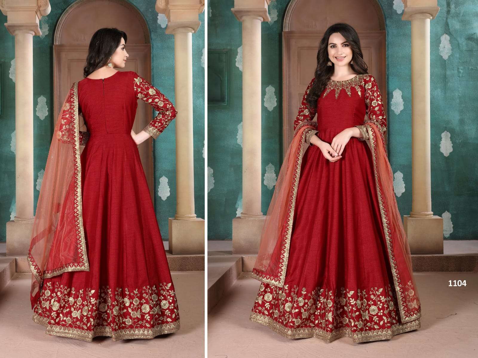 NEW LAUNCHING ANARKALI STYLE DRESS AANANYA VAL - 111