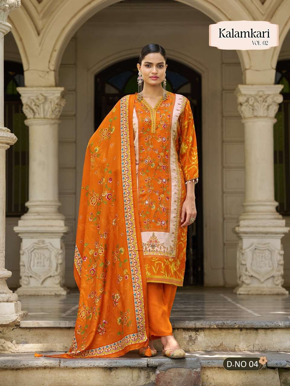 NEW LAUNCHING CREPE SILK FABRIC KURTI SET KALAMKARI VOL-2 PREMIUM ETHNIC COLLECTION