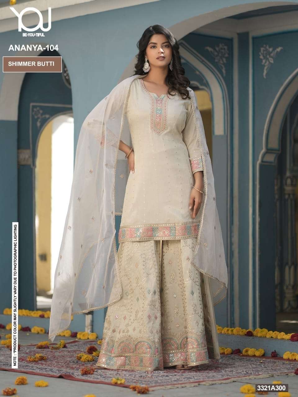 NEW LAUNCHING MOST PREFERRED KURTI PLAZO WITH DUPATTA BY AANAYA -104 CATALOG