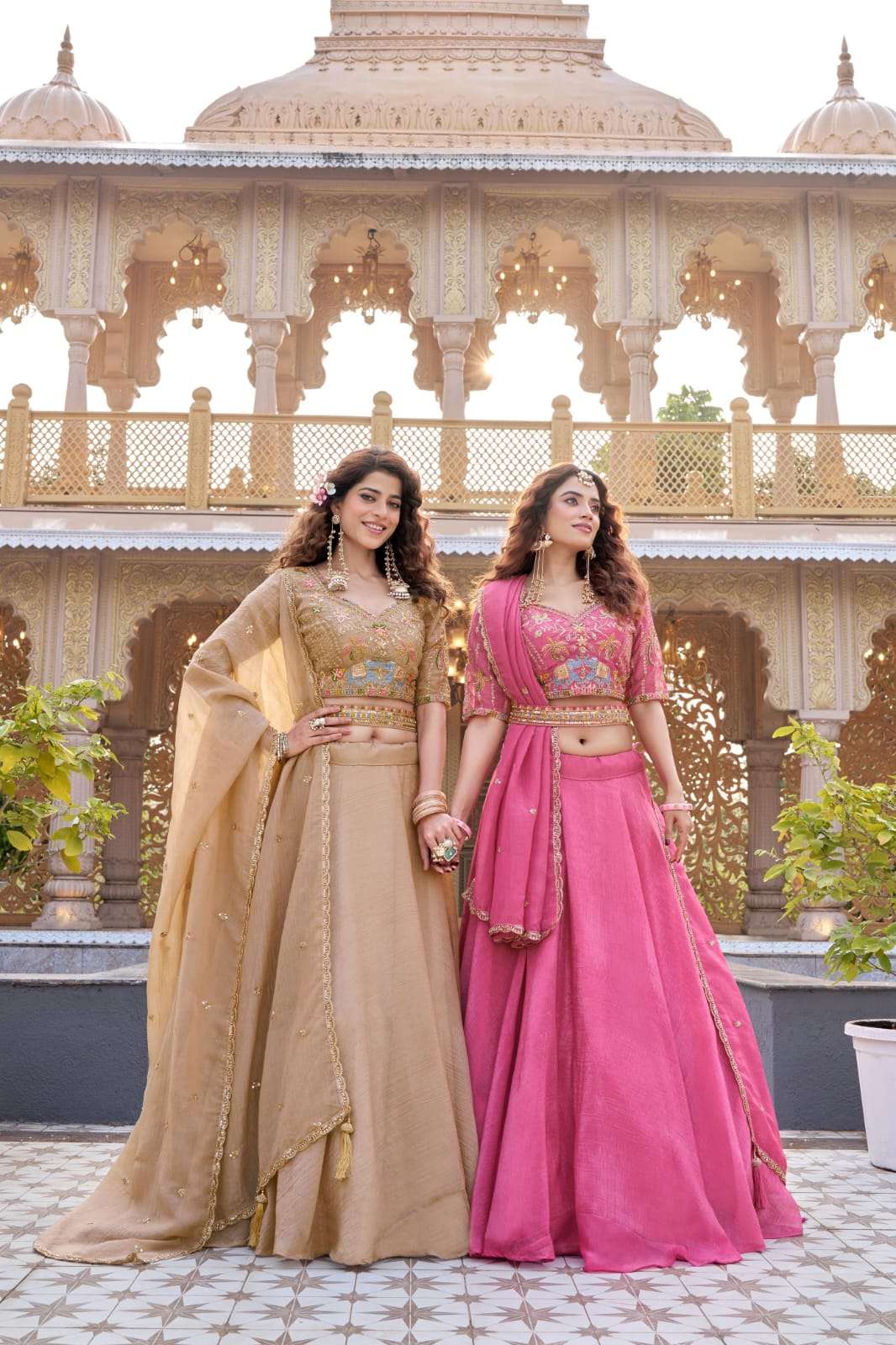 NEW LAUNCHING PURE CRUNCHY FABRIC LEHENGA CHOLI