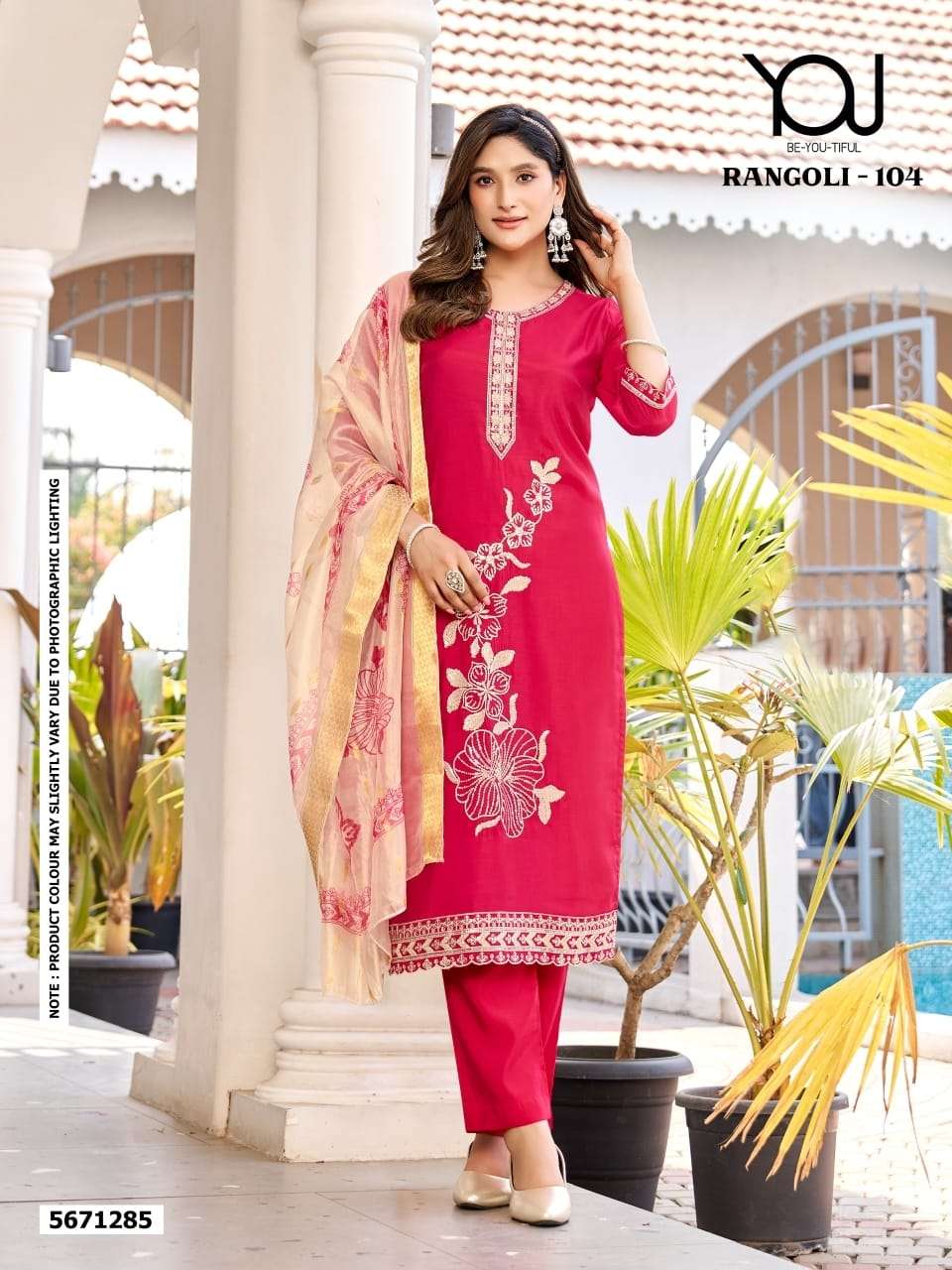 NEW LAUNCHING ROMAN SILK FABRIC WITH FANCY KURTI SET                                                                                                       