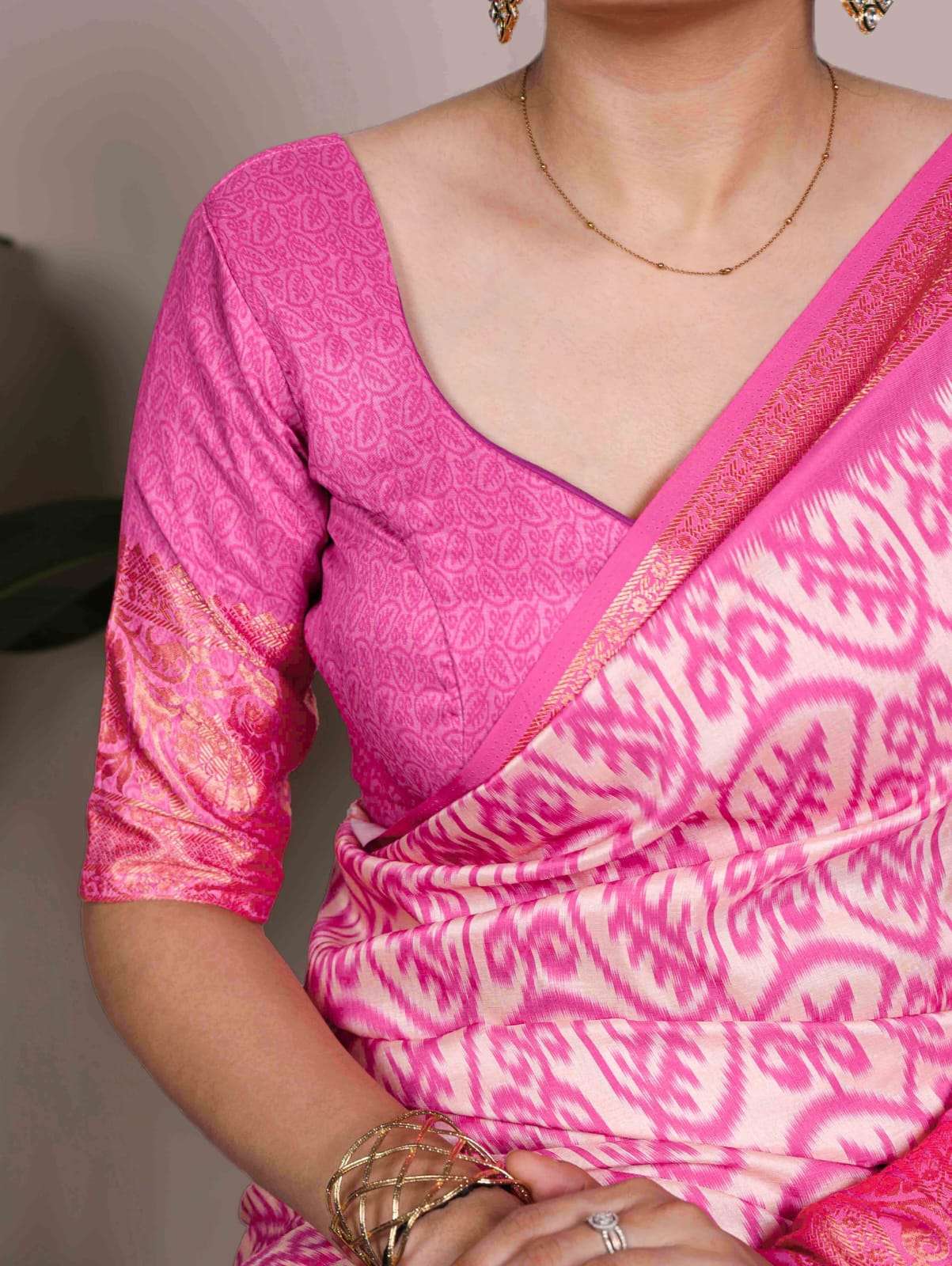 NEW LAUNCHING TASAR SILK WITH VISCOSE BORDER PRINTED SAREE