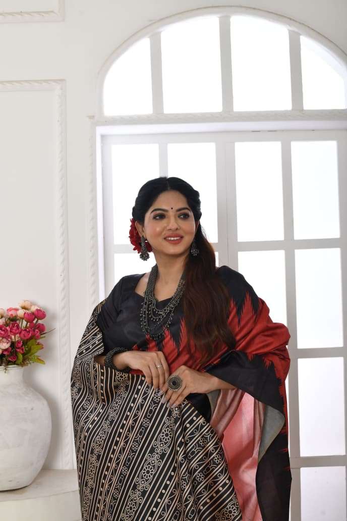NEW LAUNCHING TUSSAR SILK WITH PRINTED SAREE COLLECTION