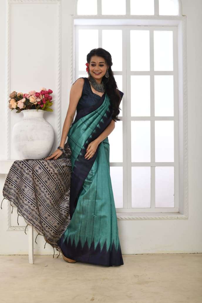 NEW LAUNCHING TUSSAR SILK WITH PRINTED SAREE COLLECTION