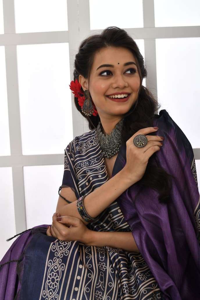 NEW LAUNCHING TUSSAR SILK WITH PRINTED SAREE COLLECTION