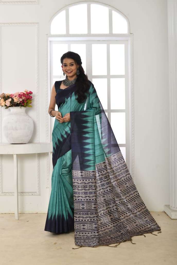 NEW LAUNCHING TUSSAR SILK WITH PRINTED SAREE COLLECTION