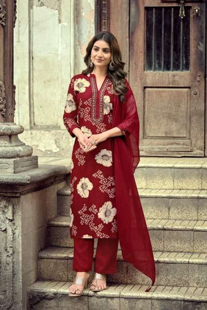 OSSM LAUNCHING NEW RAYON KURTI SET COLLECTION MAHIMA CATALOG