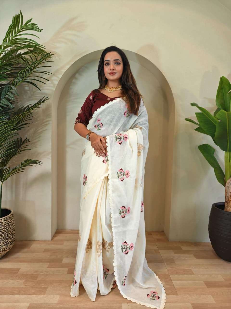 PREMIUM KOTA DORIYA SAREE WITH SELF WEAVING CHECKS