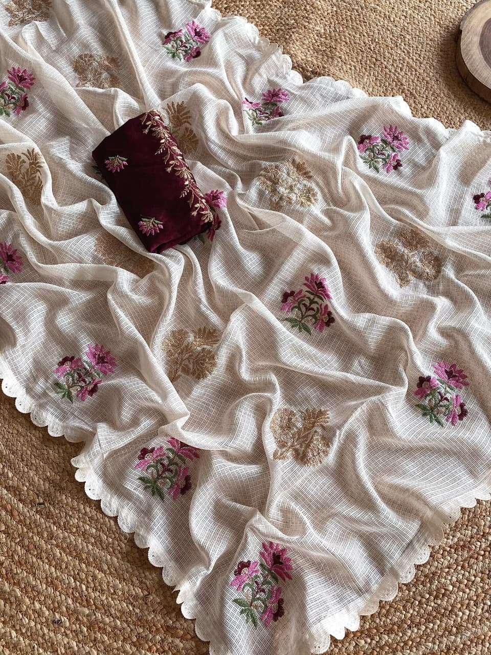 PREMIUM KOTA DORIYA SAREE WITH SELF WEAVING CHECKS