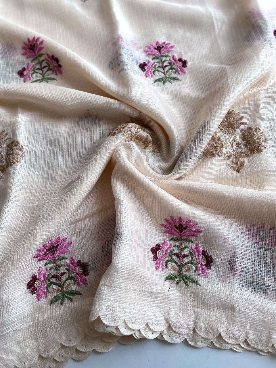 PREMIUM KOTA DORIYA SAREE WITH SELF WEAVING CHECKS