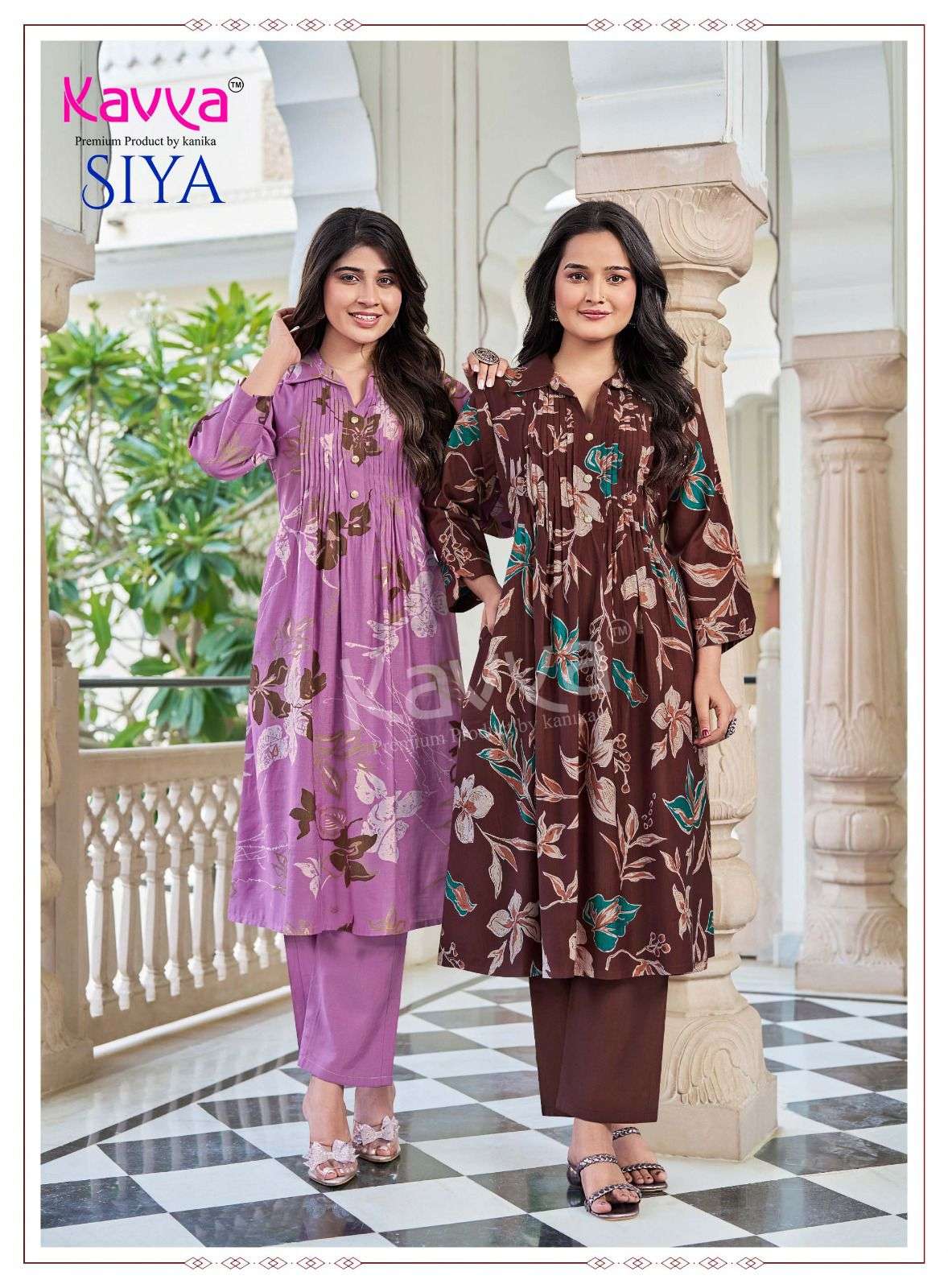 PREMIUM QUALITY PRINTED VATICAN KOREAN STYLE DRESS SIYA VOL-1