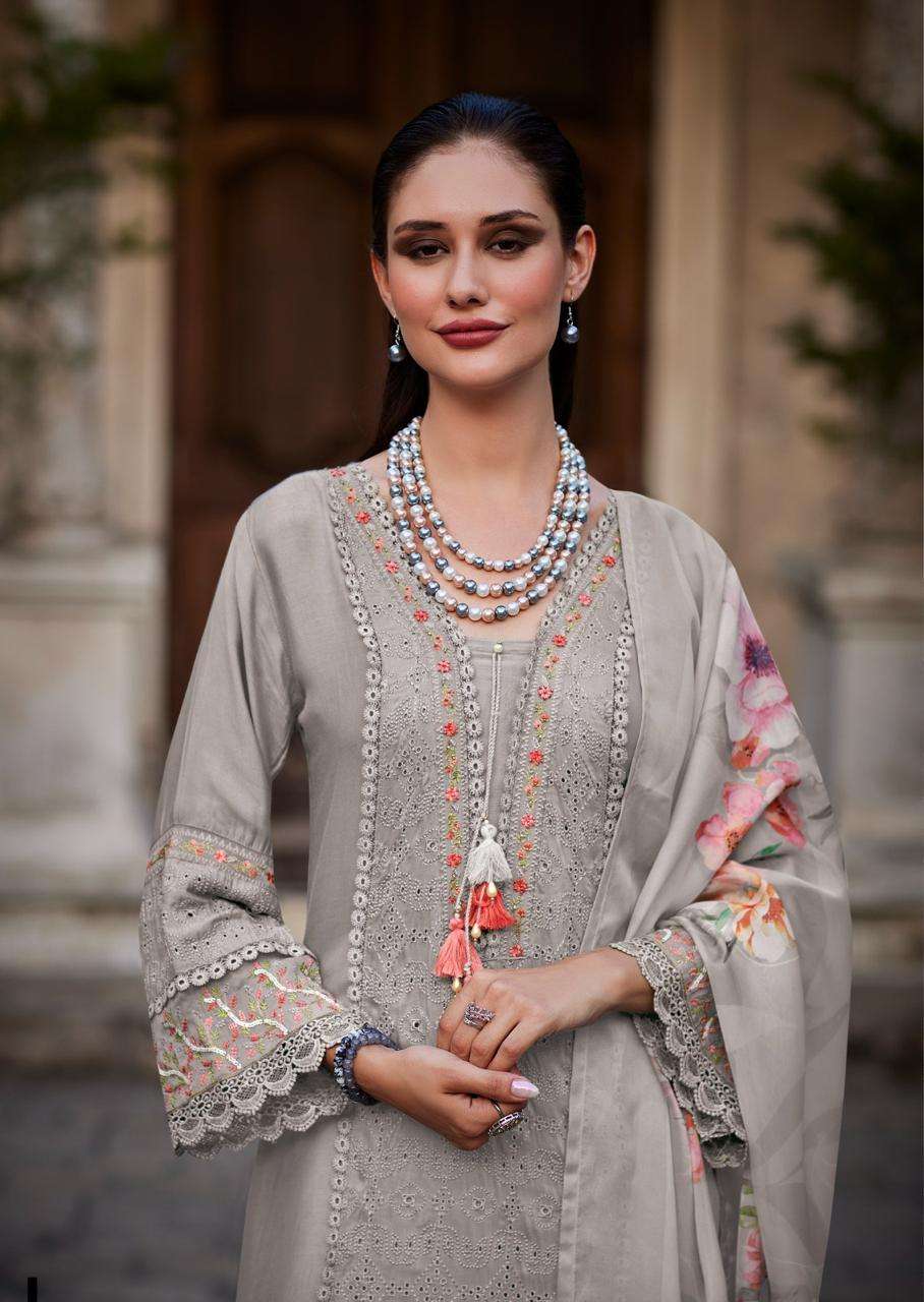PRM INDIA LAUNCHING NEW PURE MUSLIN FABRIC KURTI SET BRI-ELLE CATALOG