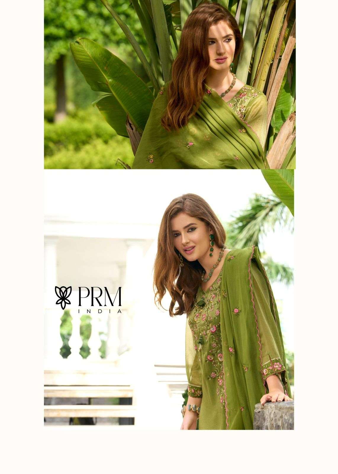 PRM INDIA LAUNCHING NEW PURE RUSSIAN SILK FABRIC KURTI SET SAHELI CATALOG