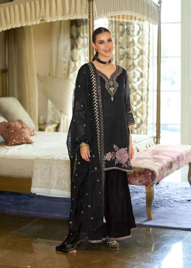 PRM INDIA LAUNCHING PURE ORGANZA CRUSH WITH EMBOS PRINT KURTI SET COLLECTION