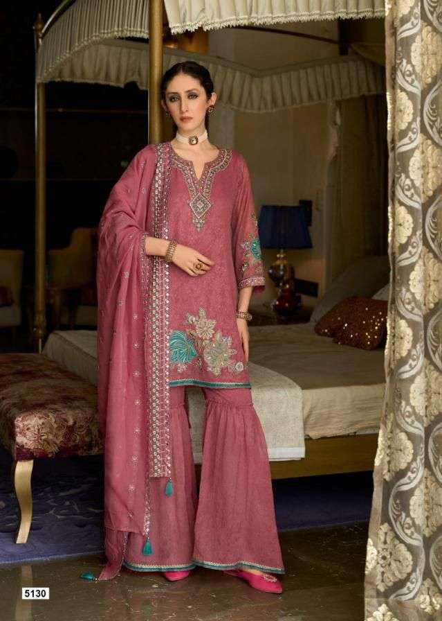 PRM INDIA LAUNCHING PURE ORGANZA CRUSH WITH EMBOS PRINT KURTI SET COLLECTION