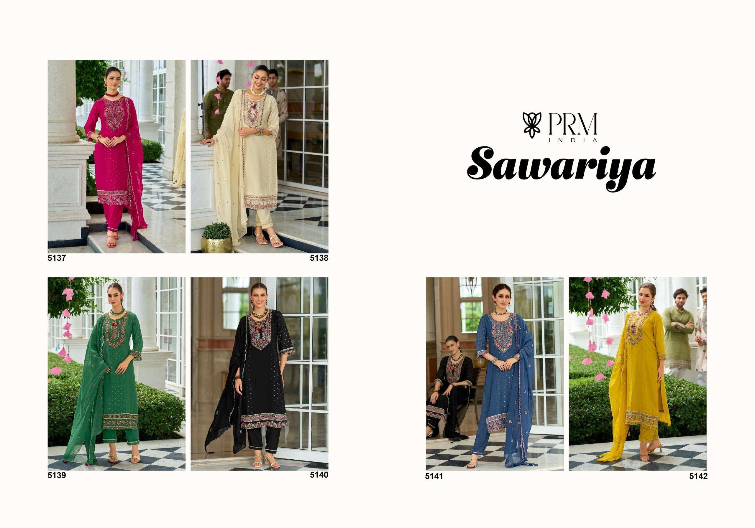 PURE MULL CHANDERI JECARD WITH HAND WORK AND EMBROIDERY KURTI SET BY SAWARIYA