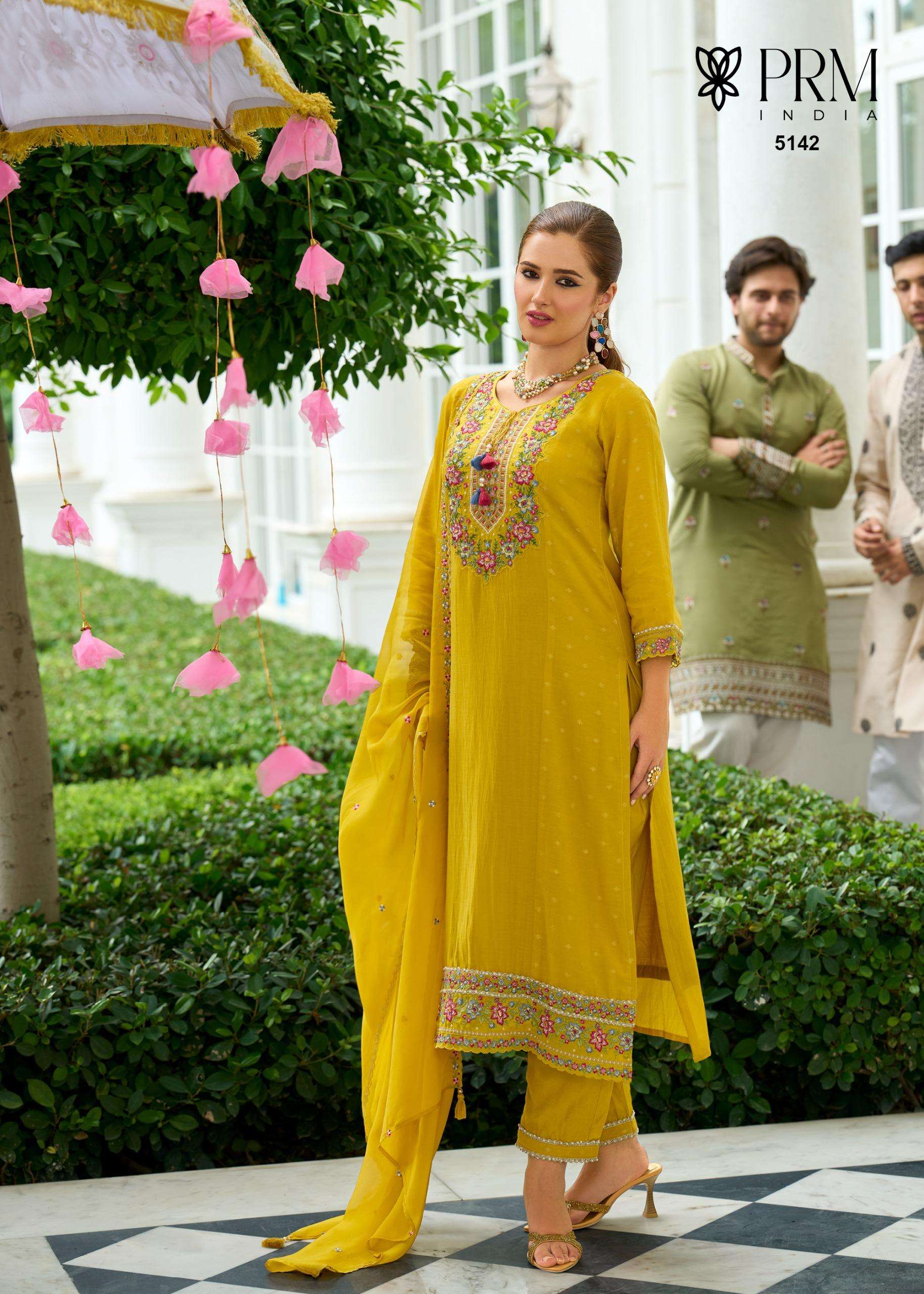PURE MULL CHANDERI JECARD WITH HAND WORK AND EMBROIDERY KURTI SET BY SAWARIYA