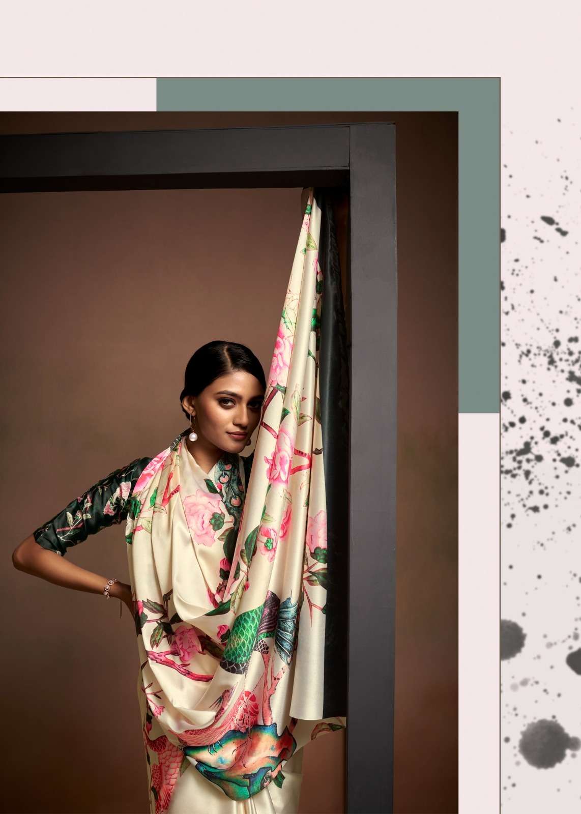 RAJPATH LAUNCHING NEW CREPE SILK SAREE BOLLYWOOD SATTIN CATALOG