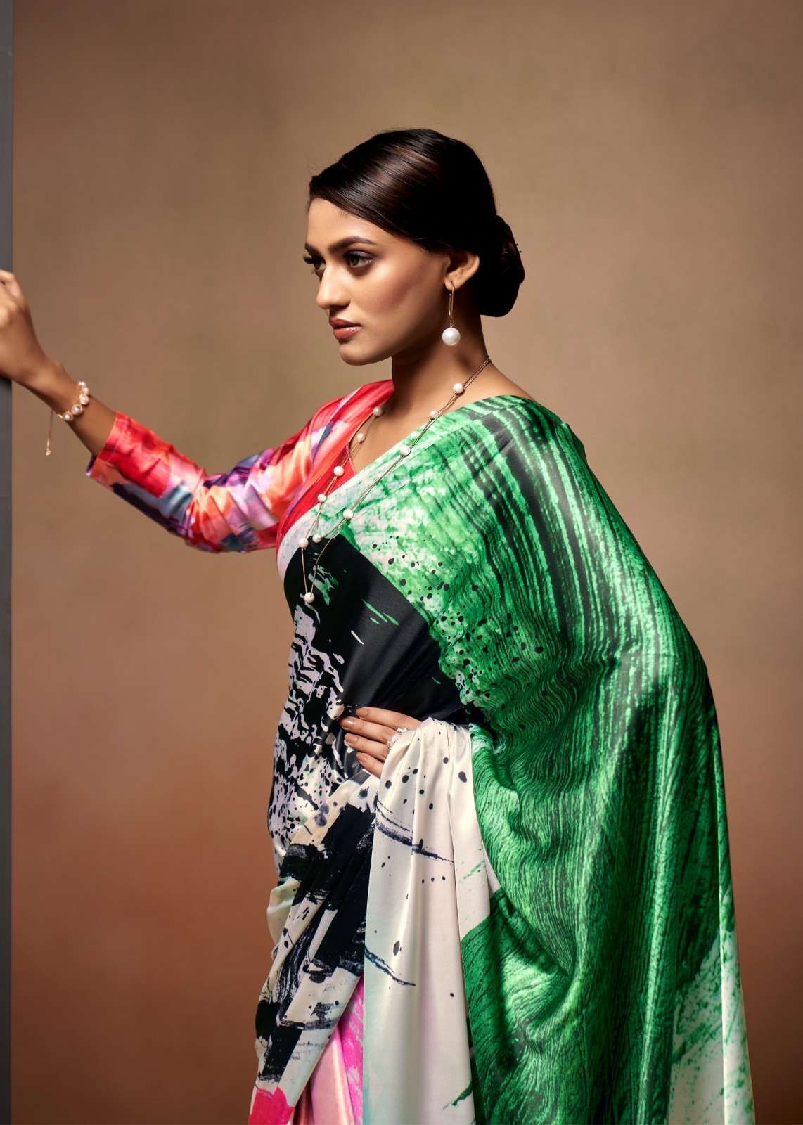 RAJPATH LAUNCHING NEW CREPE SILK SAREE BOLLYWOOD SATTIN CATALOG