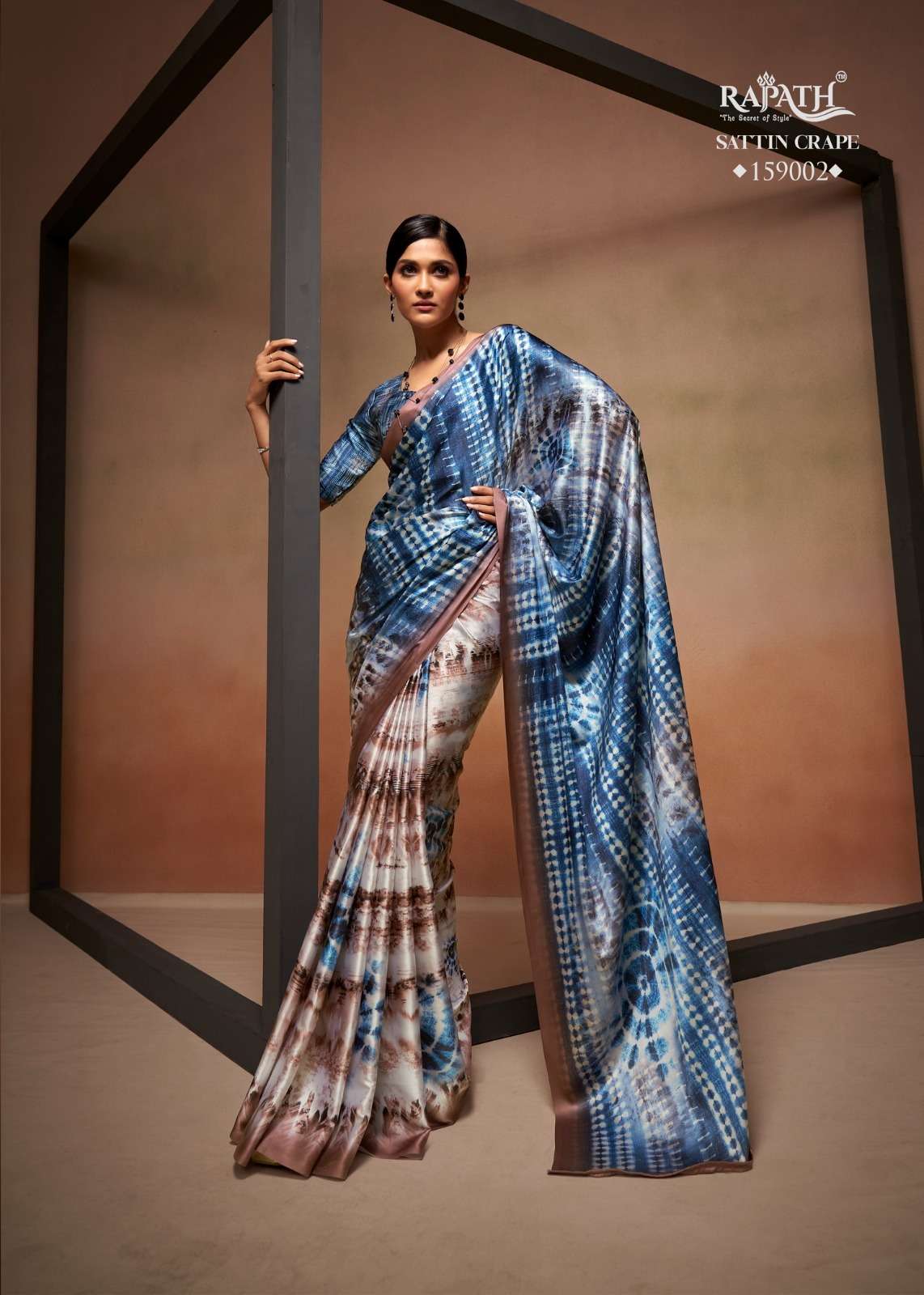 RAJPATH LAUNCHING NEW CREPE SILK SAREE BOLLYWOOD SATTIN CATALOG