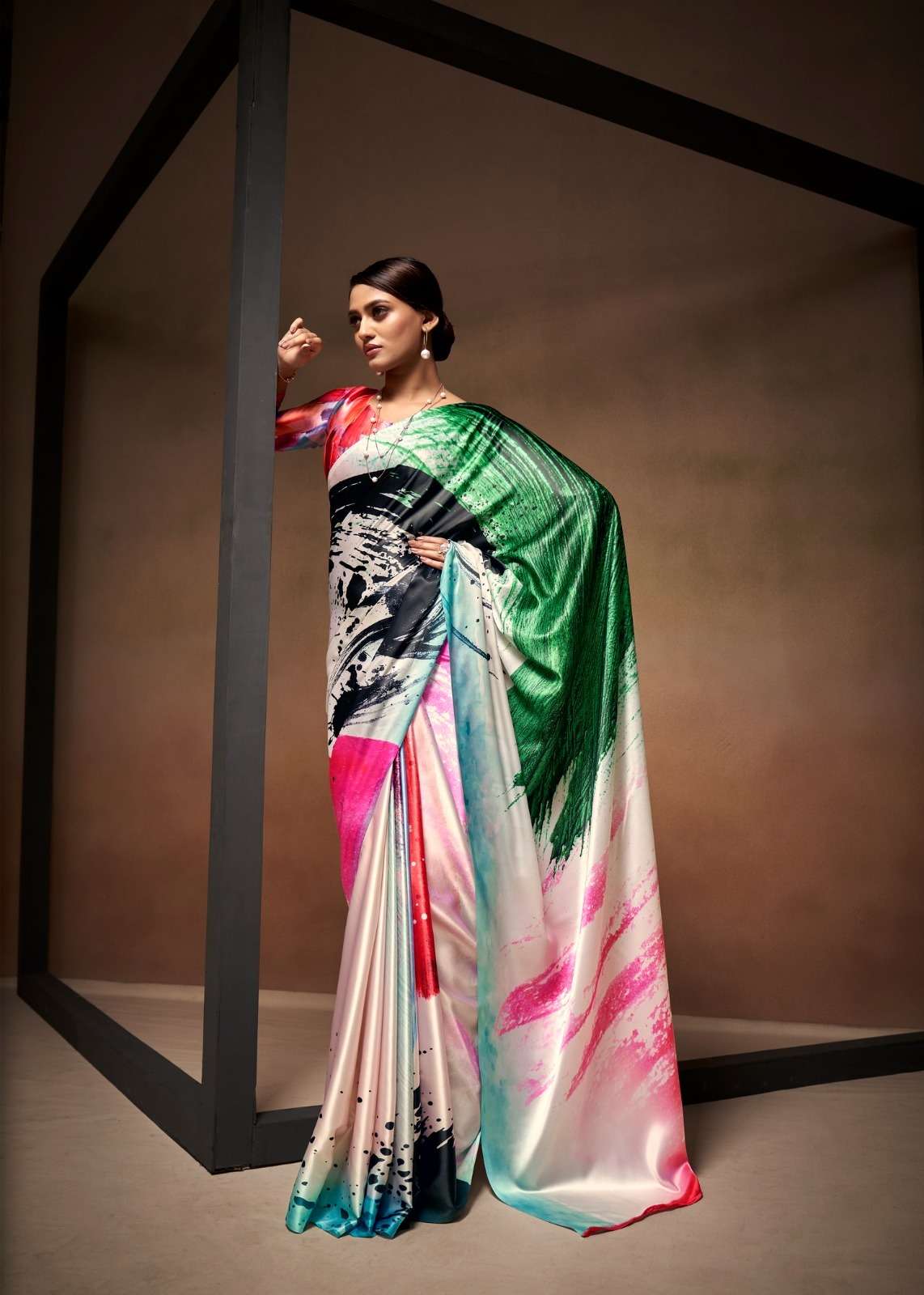 RAJPATH LAUNCHING NEW CREPE SILK SAREE BOLLYWOOD SATTIN CATALOG