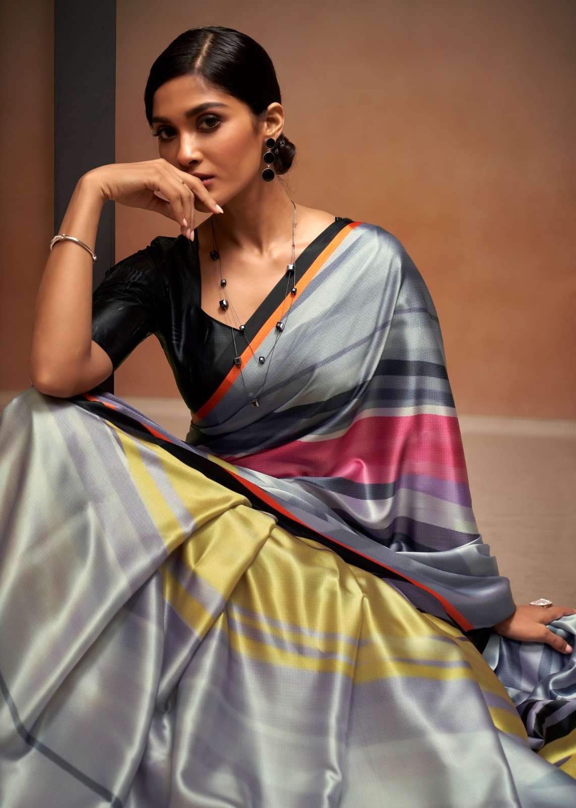 RAJPATH LAUNCHING NEW CREPE SILK SAREE BOLLYWOOD SATTIN CATALOG