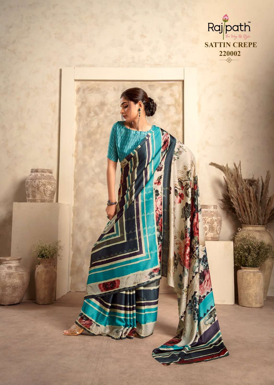 RAJPATH LAUNCHING NEW CREPE SILK SAREE JASMINE CATALOG