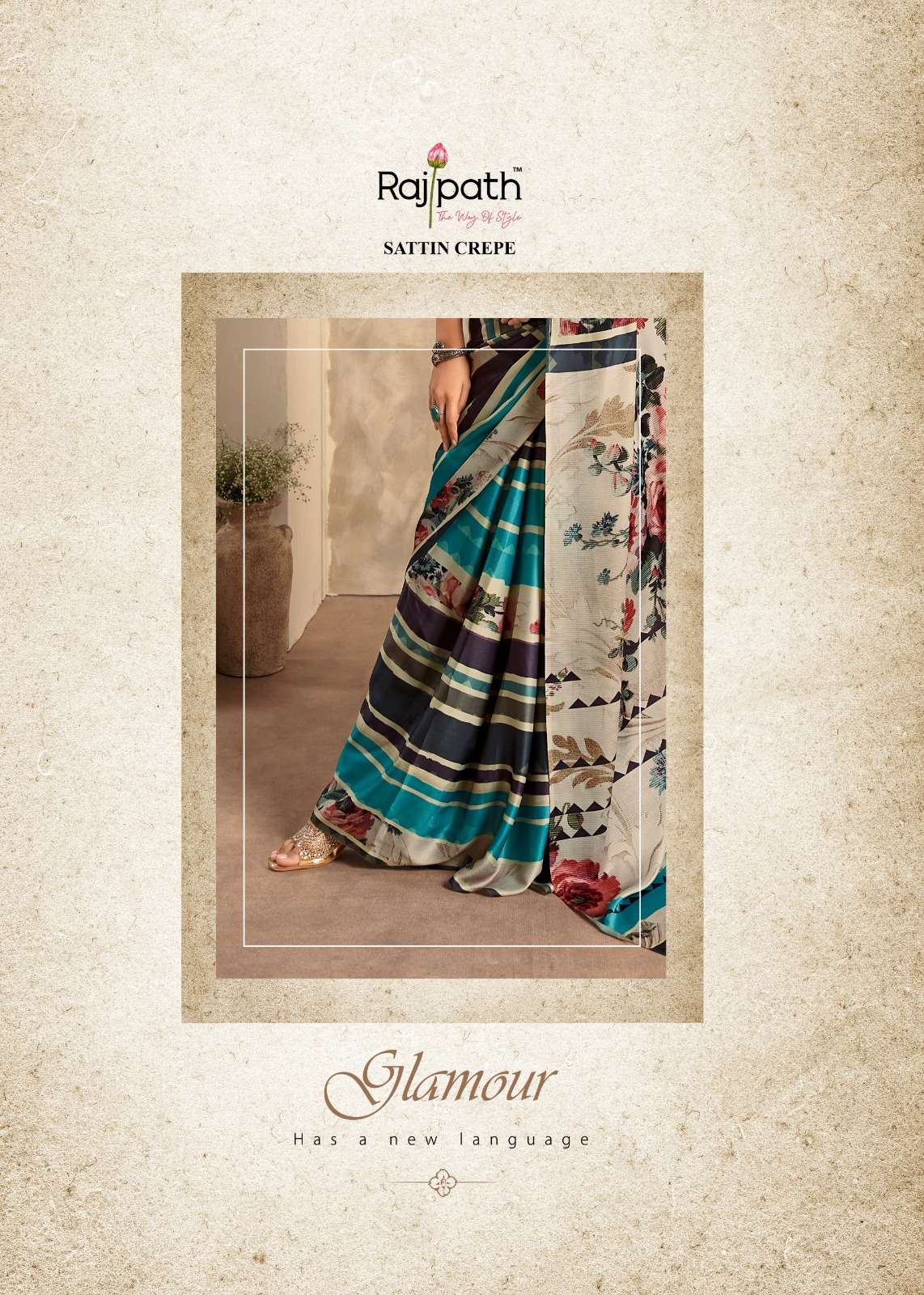RAJPATH LAUNCHING NEW CREPE SILK SAREE JASMINE CATALOG