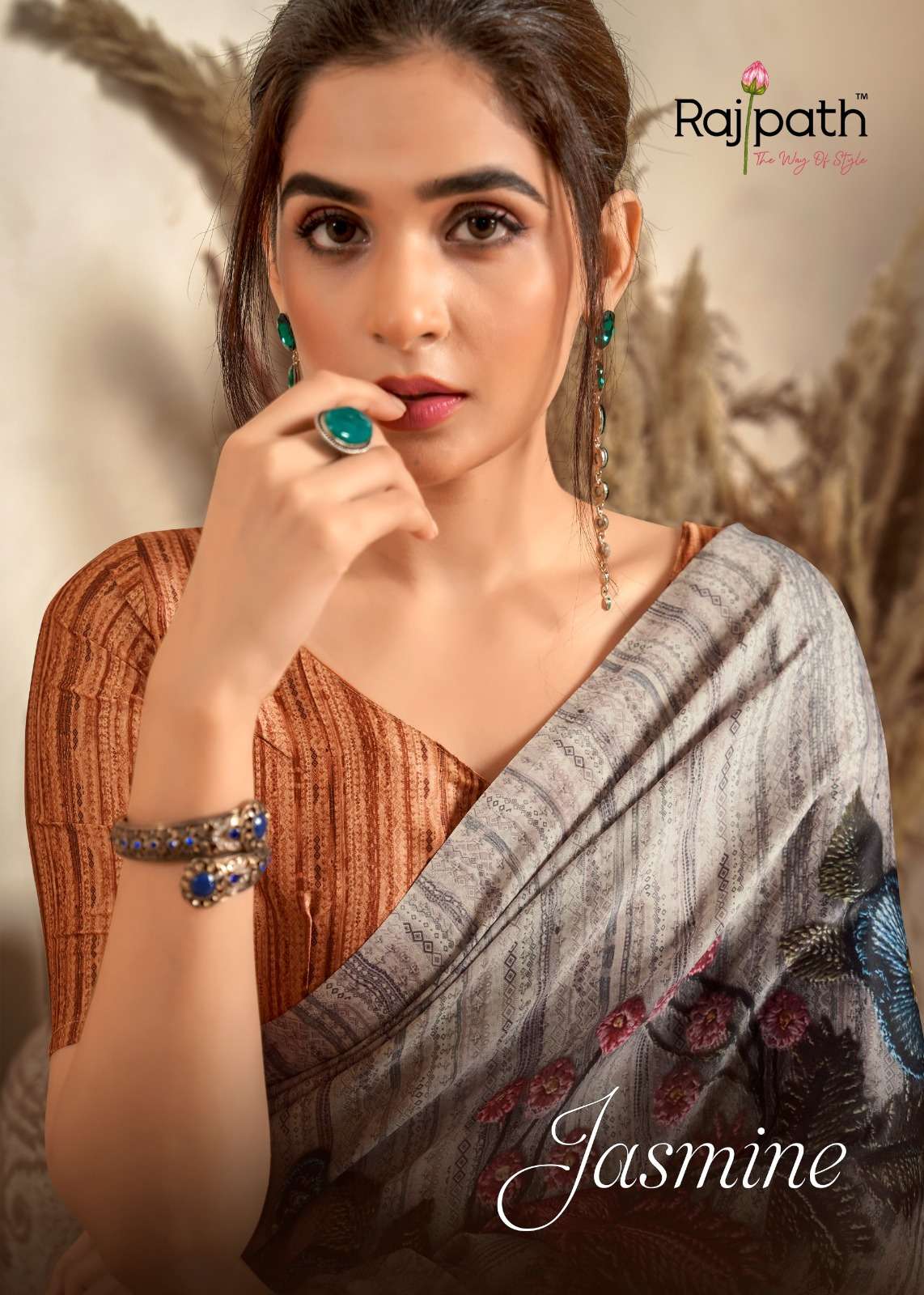 RAJPATH LAUNCHING NEW CREPE SILK SAREE JASMINE CATALOG