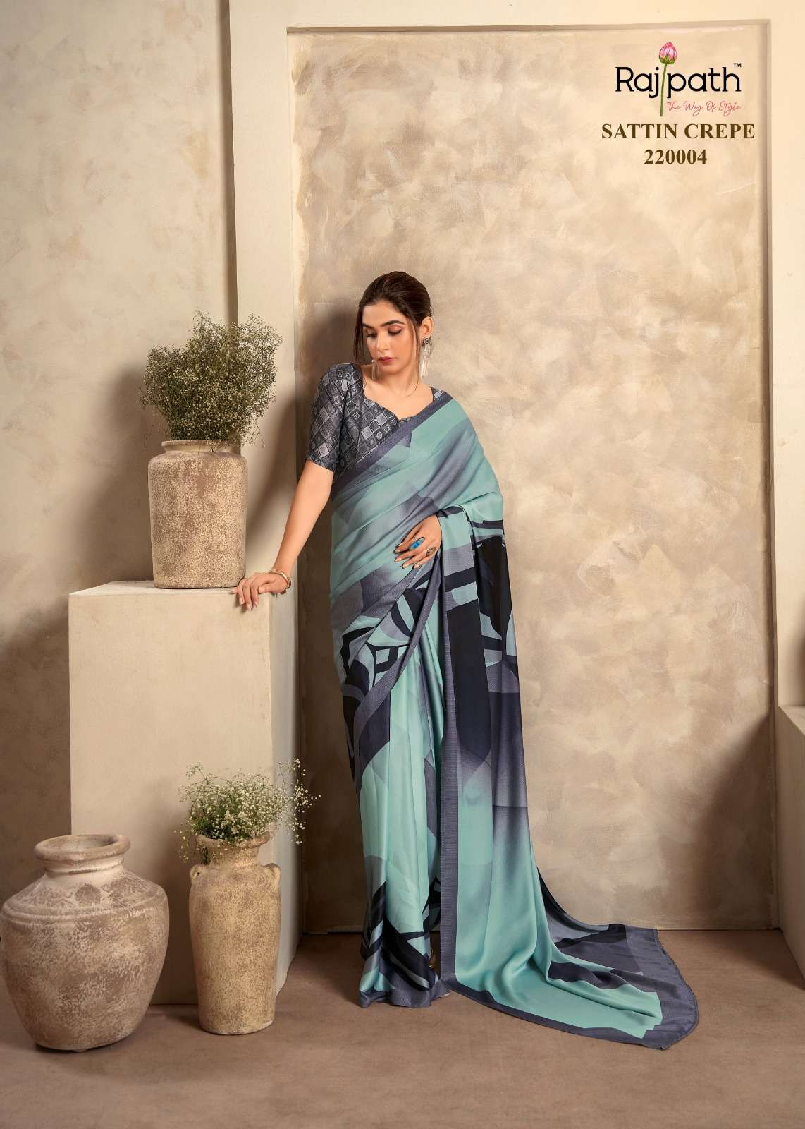 RAJPATH LAUNCHING NEW CREPE SILK SAREE JASMINE CATALOG