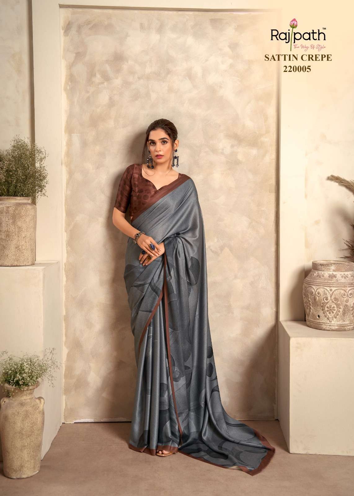 RAJPATH LAUNCHING NEW CREPE SILK SAREE JASMINE CATALOG