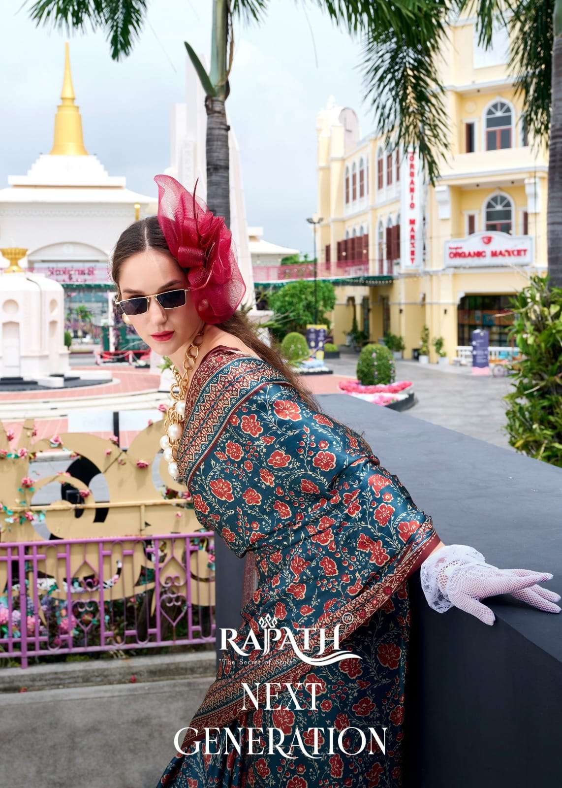 RAJPATH LAUNCHING NEW PURE SATTIN SILK WITH AJRAKH PRINT SAREE COLLECTION
