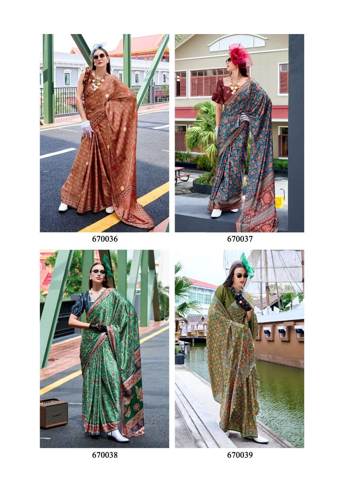 RAJPATH LAUNCHING NEW PURE SATTIN SILK WITH AJRAKH PRINT SAREE COLLECTION