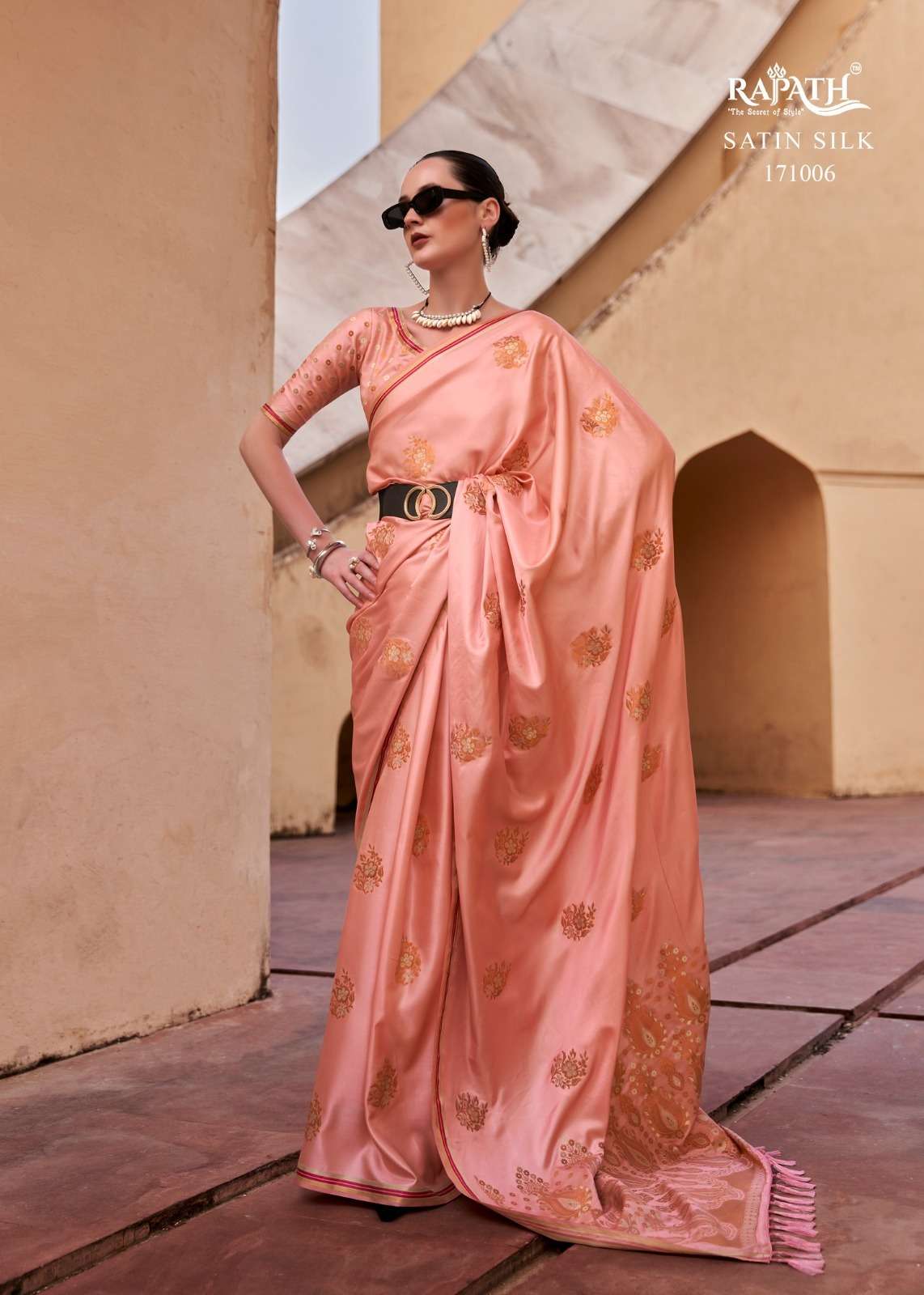 RAJPATH LAUNCHING NEW PURE SATTIN WITH COPPER ZARI SAREE COLLECTION