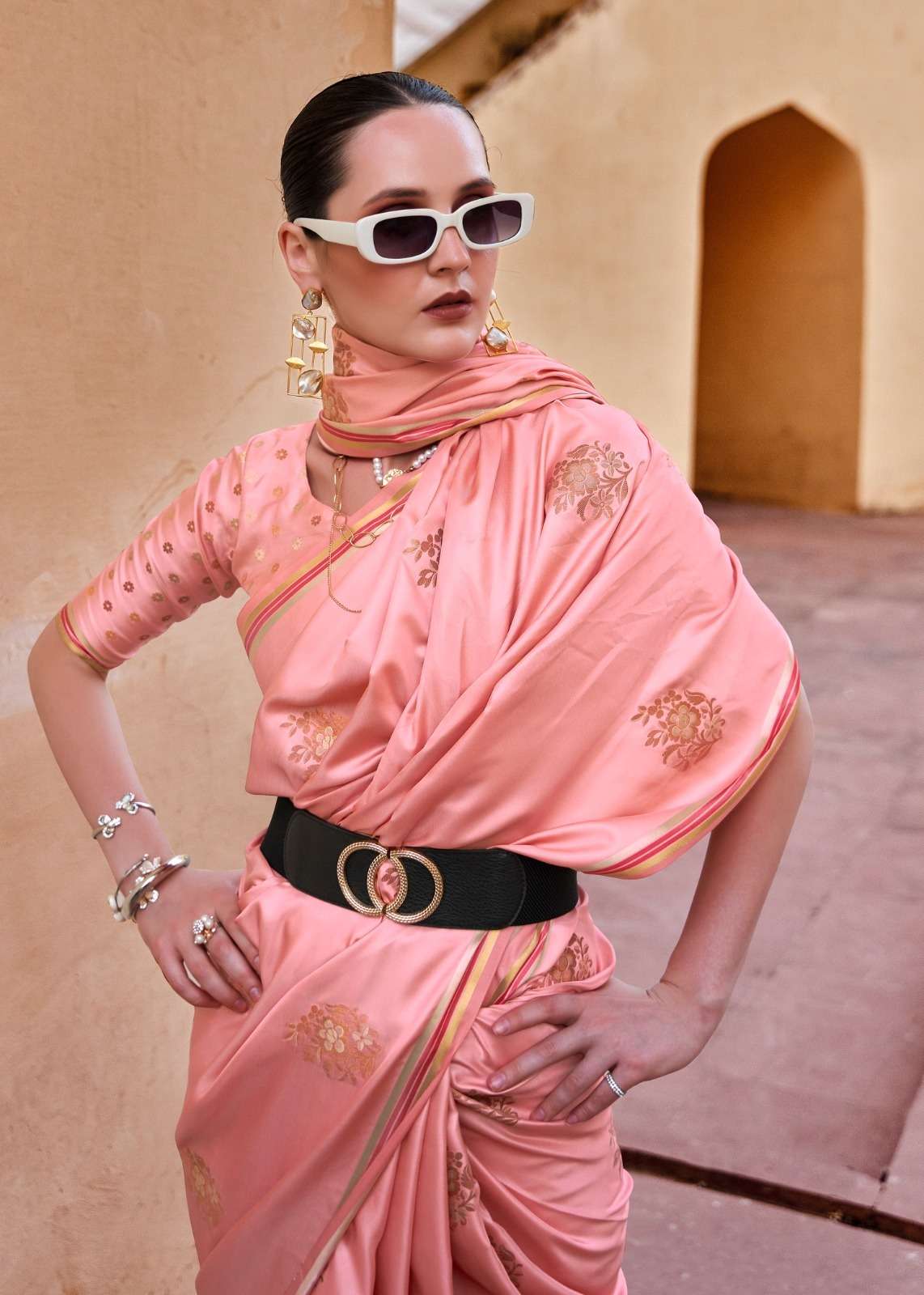RAJPATH LAUNCHING NEW PURE SATTIN WITH COPPER ZARI SAREE COLLECTION