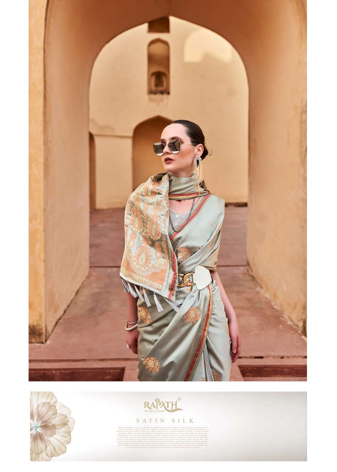 RAJPATH LAUNCHING NEW PURE SATTIN WITH COPPER ZARI SAREE COLLECTION