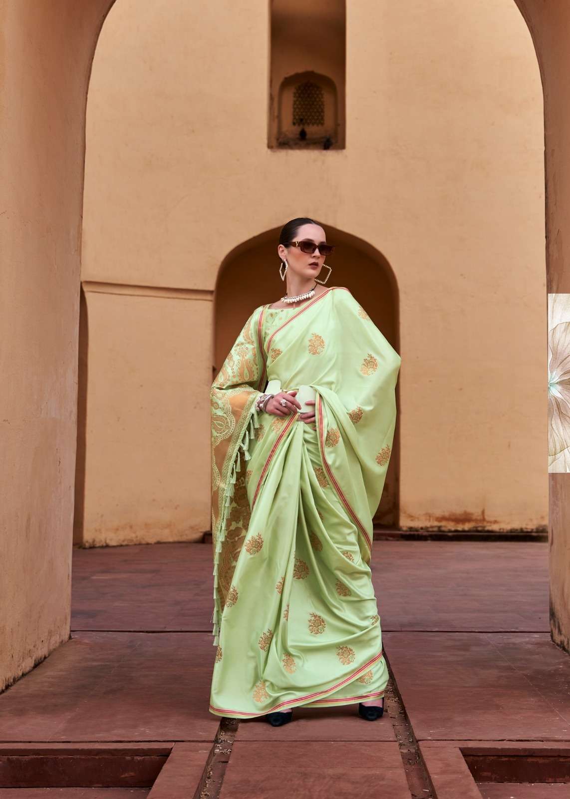 RAJPATH LAUNCHING NEW PURE SATTIN WITH COPPER ZARI SAREE COLLECTION