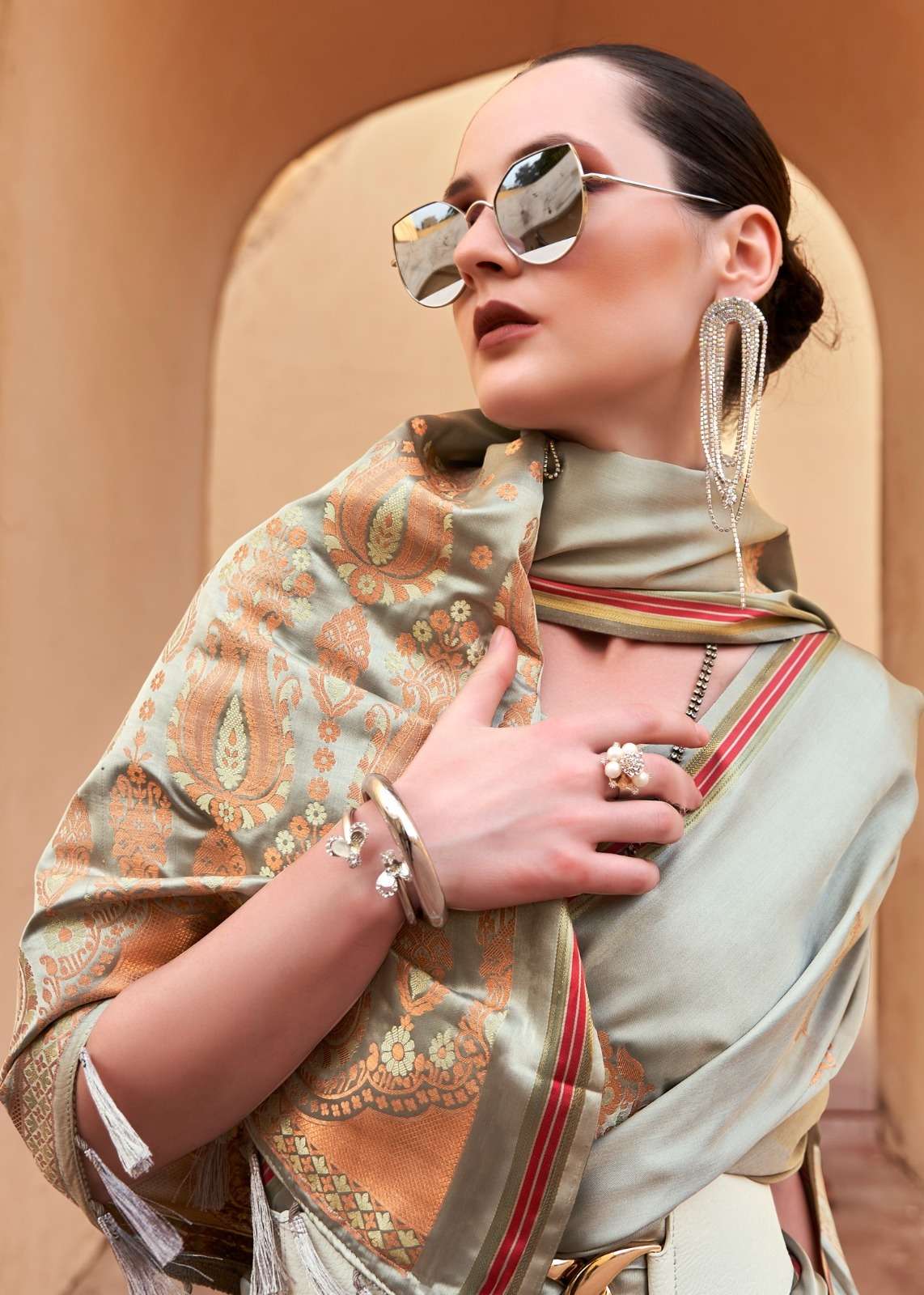 RAJPATH LAUNCHING NEW PURE SATTIN WITH COPPER ZARI SAREE COLLECTION
