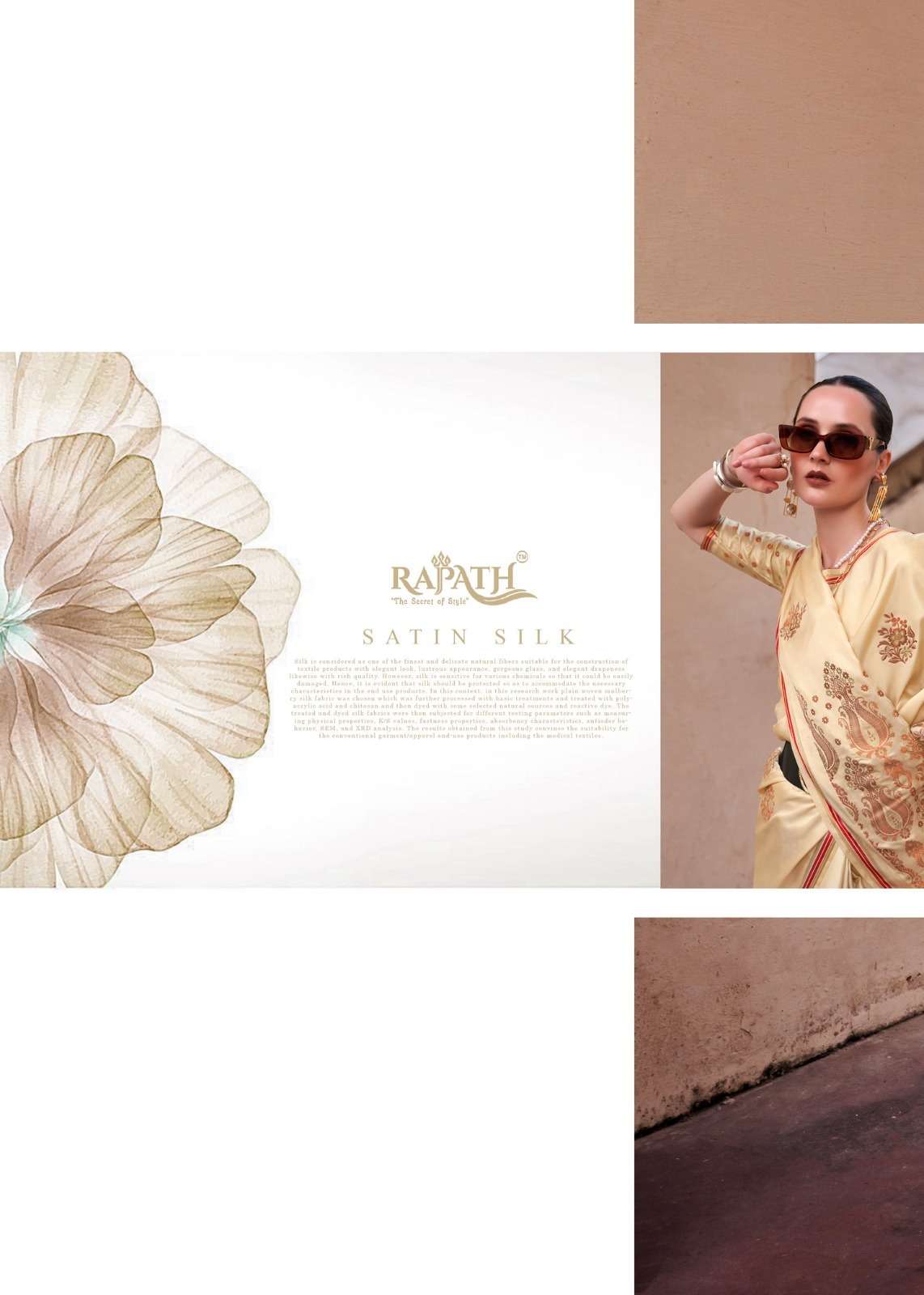 RAJPATH LAUNCHING NEW PURE SATTIN WITH COPPER ZARI SAREE COLLECTION